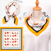 New Spring Silk Scarf Small Square Scarf Hangzhou Silk Thin Scarf - MRSLM