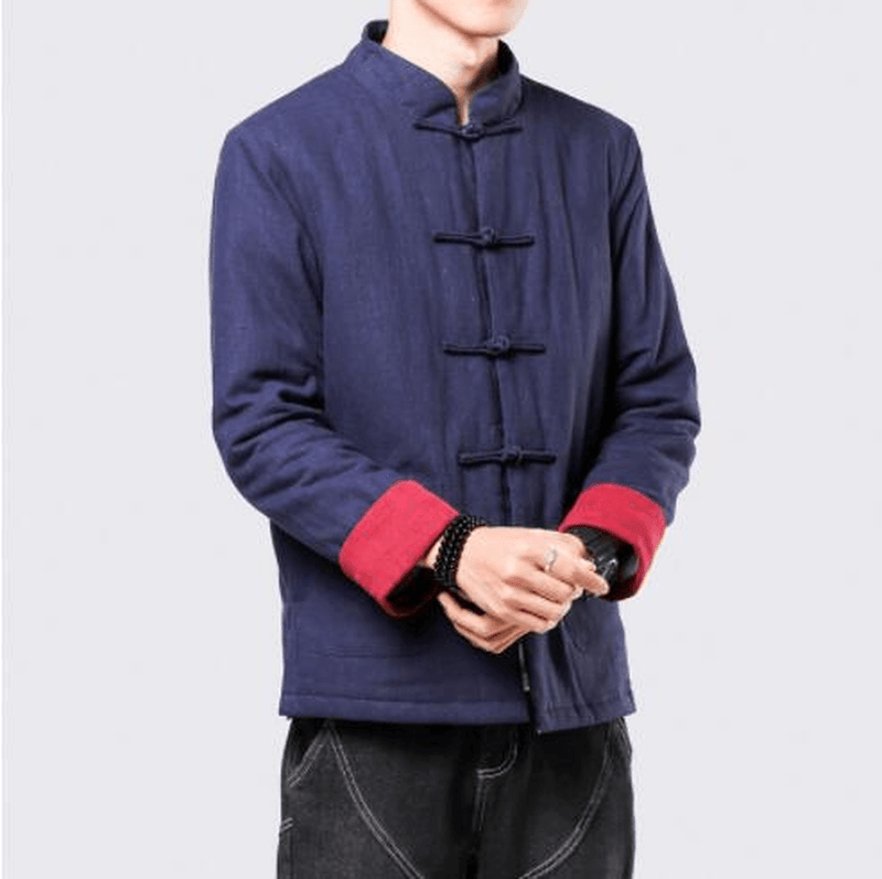 men's padded button jacket, view 7 - MRSLM