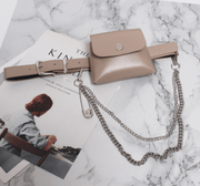 mini waist bag with belt and chain, view 5 - MRSLM