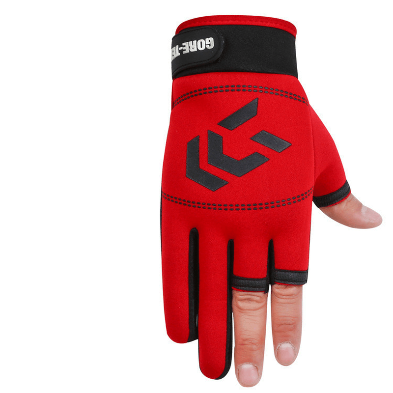 Three-finger ice silk fishing gloves - MRSLM