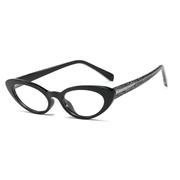 oval flat lens computer glasses, view 3 - MRSLM