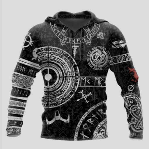 New Men'S 3D Digital Printing Pullover Hoodie Sweater - MRSLM