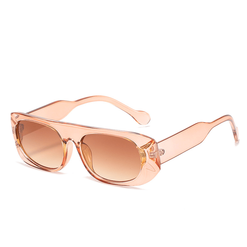 retro transparent frame women's sunglasses, view 2 - MRSLM