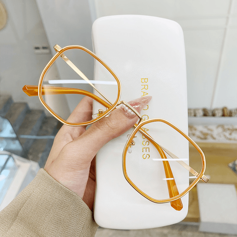 polygon frame glasses - MRSLM