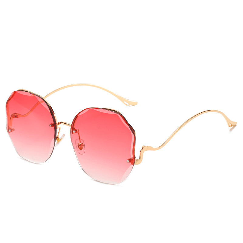 fashion round metal frame sunglasses, view 8 - MRSLM