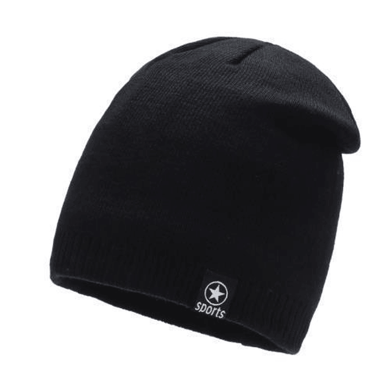 plush knitted winter hat, view 2 - MRSLM
