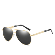 Women's colorful metal frame sunglasses - MRSLM