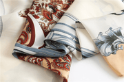 women's artificial silk square scarf, view 8 - MRSLM