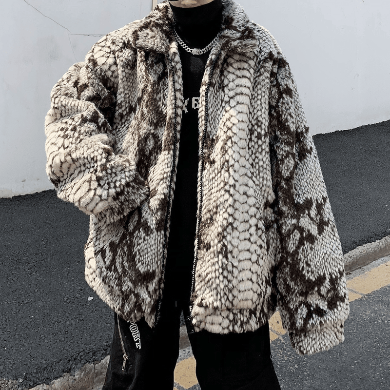 plus velvet thick floral coat, view 6 - MRSLM