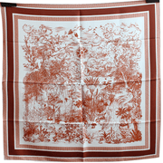 twill large square scarf, view 3 - MRSLM