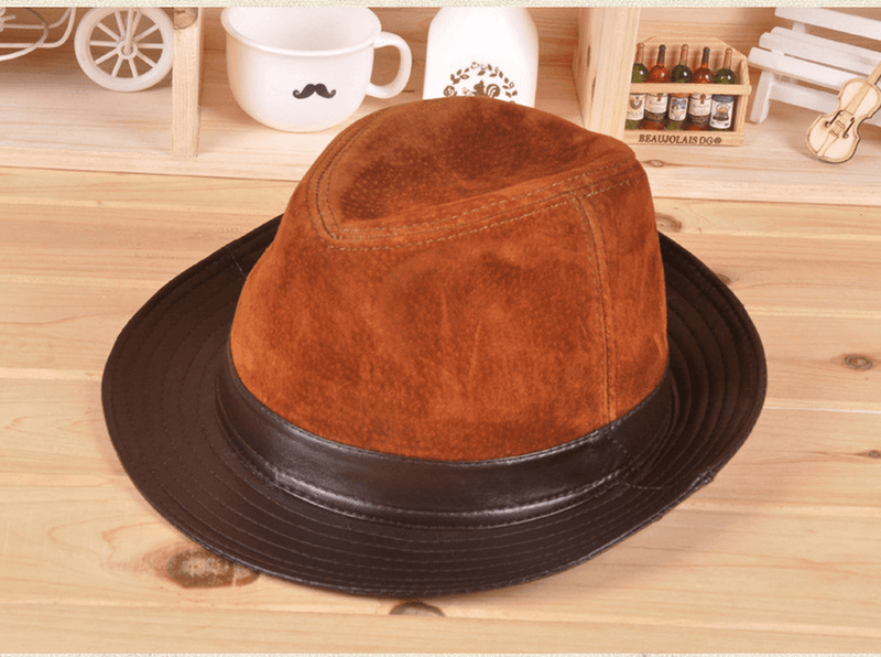 sheepskin big brim hat, view 6 - MRSLM