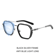 retro double beam glasses frame, view 4 - MRSLM