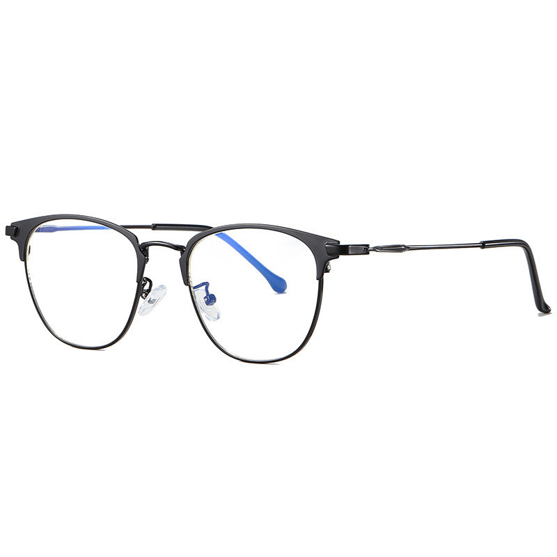 unisex blue light blocking metal frame glasses, view 4 - MRSLM