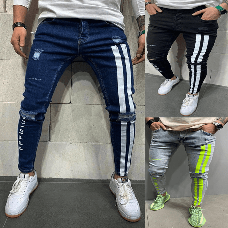 Men's ripped jeans - MRSLM