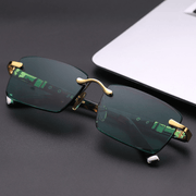 dark green crystal lens sunglasses - MRSLM