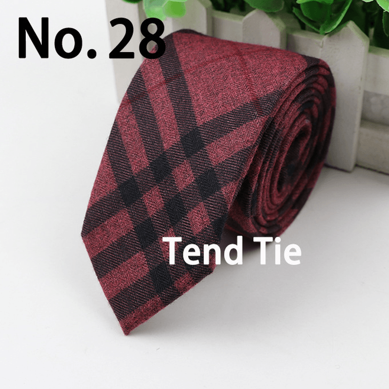 men's ultra-narrow wool tie, view 29 - MRSLM