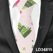 cartoon animal print tie, view 7 - MRSLM