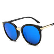 colorful retro round sunglasses, view 4 - MRSLM