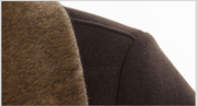 Men's medium-long lapel wool coat, view 4 - MRSLM