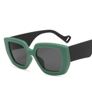 retro polygon contrast sunglasses, view 4 - MRSLM