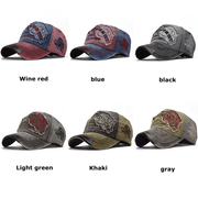 distressed washed baseball cap, view 7 - MRSLM