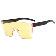 rimless one-piece sunglasses for women, view 9 - MRSLM