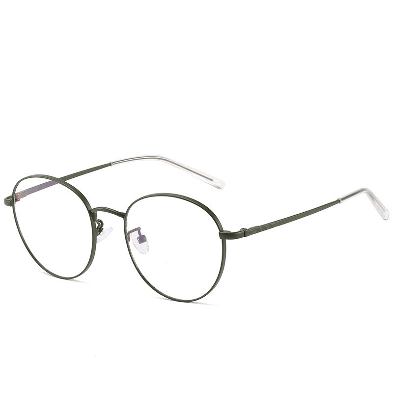 Metal full frame flat mirror glasses, view 4 - MRSLM