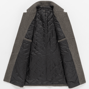 men's mid-length wool coat, view 3 - MRSLM