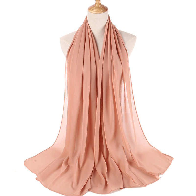women's chiffon hijab headscarf, view 5 - MRSLM