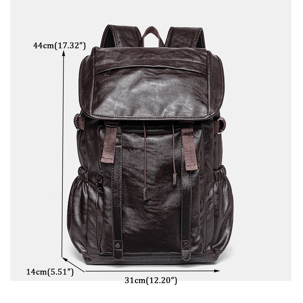Men Leisure Retro Large Capacity Multifunctional Backpack - MRSLM