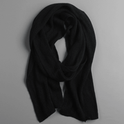 solid imitation cashmere scarf, view 9 - MRSLM