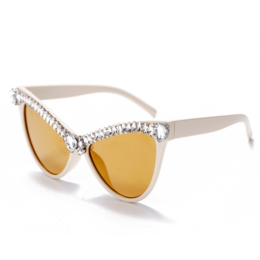 Rhinestone cat eye sunglasses - MRSLM
