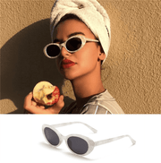 retro oval sunglasses for women, view 6 - MRSLM