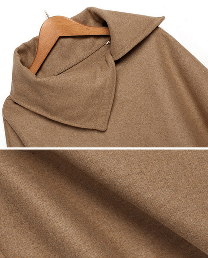 Women's loose cape coat shawl, view 12 - MRSLM
