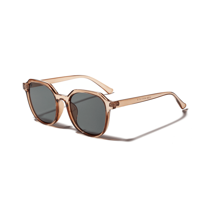 retro transparent square sunglasses, view 2 - MRSLM