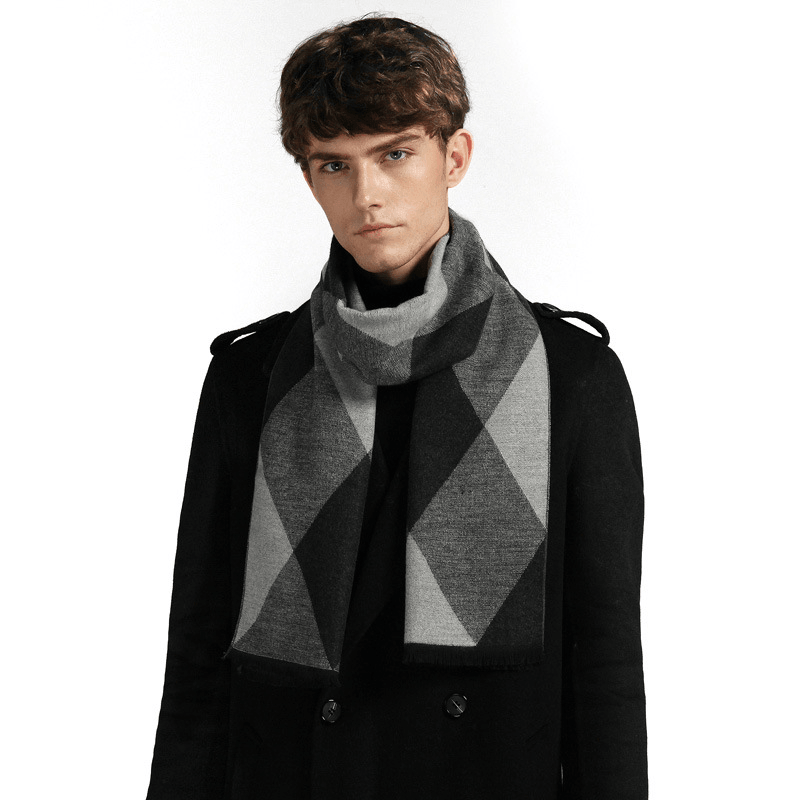 Men'S Extended Cashmere All-Match Warm Scarf - MRSLM