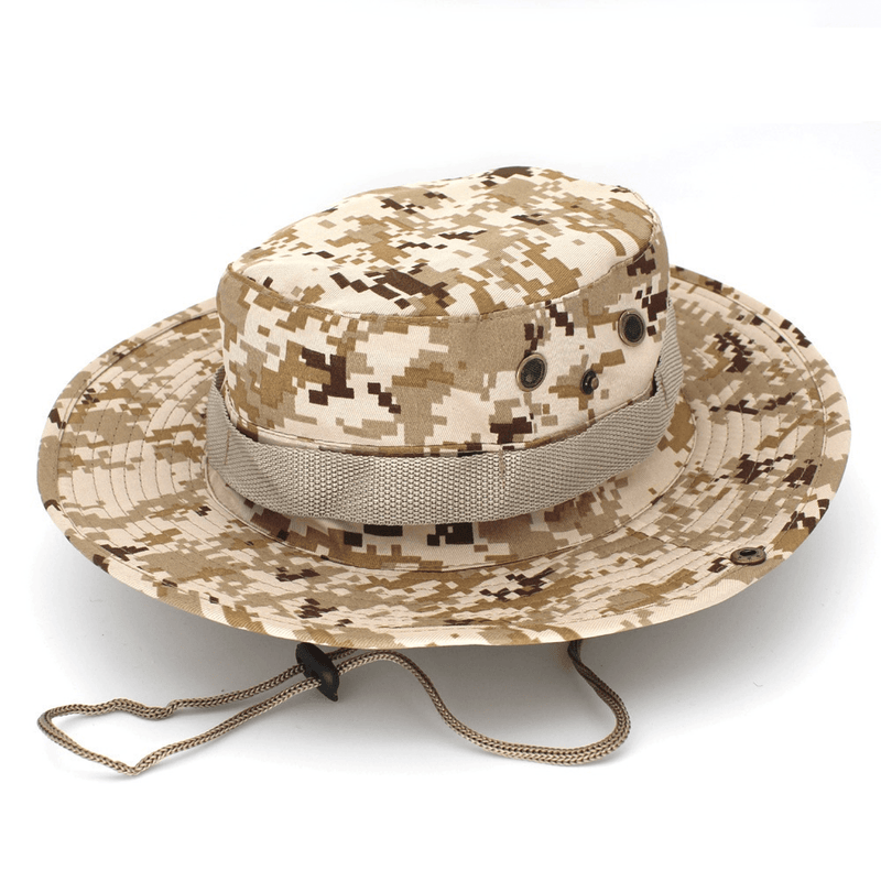 camouflage round bucket hat, view 13 - MRSLM
