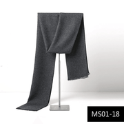 Men's plaid imitation cashmere scarf, view 15 - MRSLM