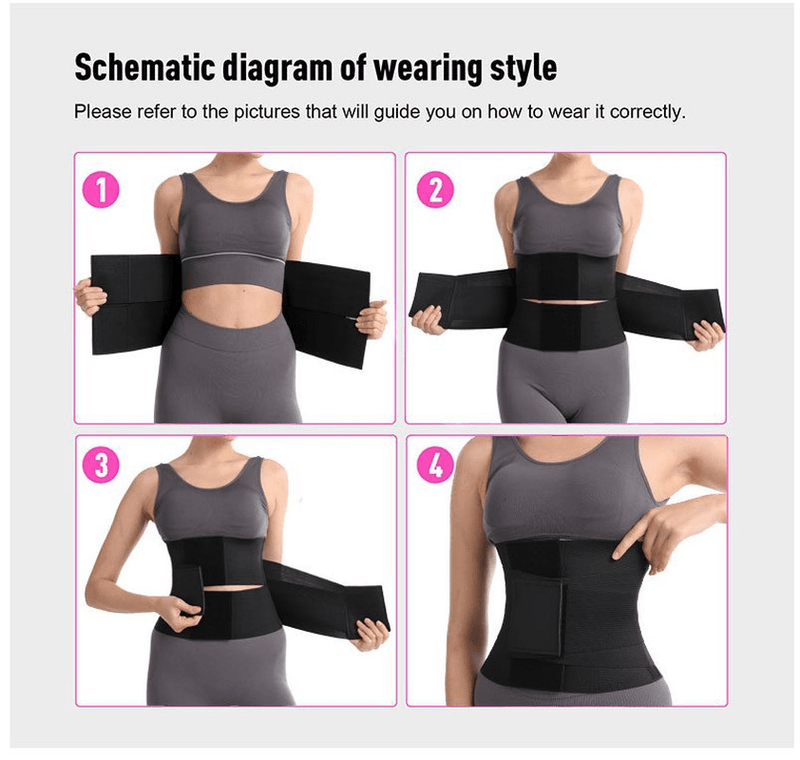 women's adjustable elastic wrap waist belt, view 6 - MRSLM