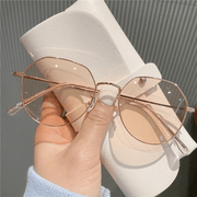 women's polygon gradient sunglasses, view 6 - MRSLM
