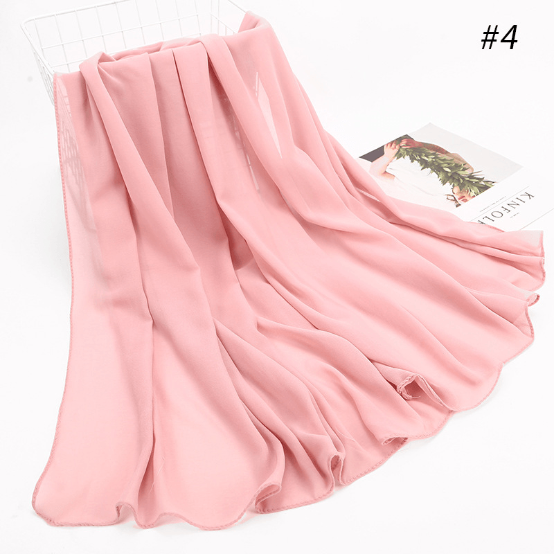 women's chiffon hijab headscarf, view 9 - MRSLM