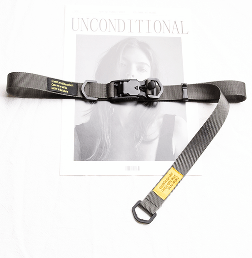 magnetic buckle canvas belt, view 7 - MRSLM