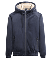 men's hooded zip cardigan jacket, view 7 - MRSLM