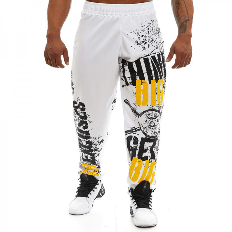 Sports Pants Men's Quick-Drying Loose Large Size Running Training Men's Fitness Leisure Fitness Pants