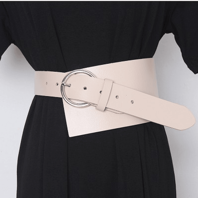 women's wide leather waistband - MRSLM