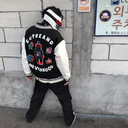 men's loose baseball jacket, view 6 - MRSLM