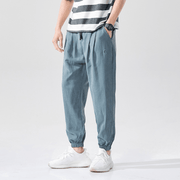 Summer Thin Loose Trousers Men'S Casual Trousers - MRSLM