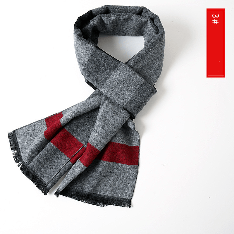 Men'S Extended Cashmere All-Match Warm Scarf - MRSLM