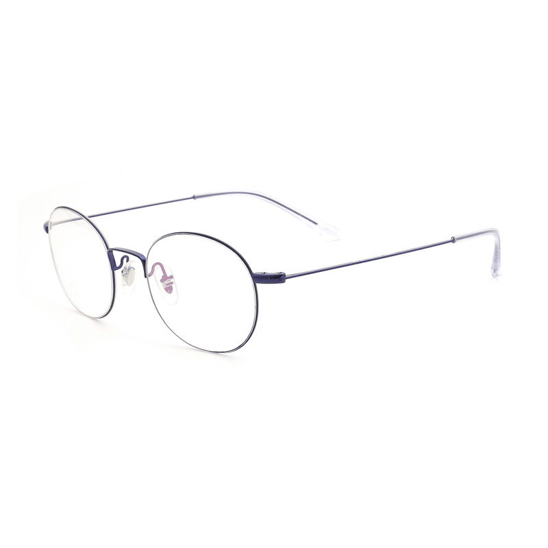 men's retro small-frame metal glasses, view 7 - MRSLM