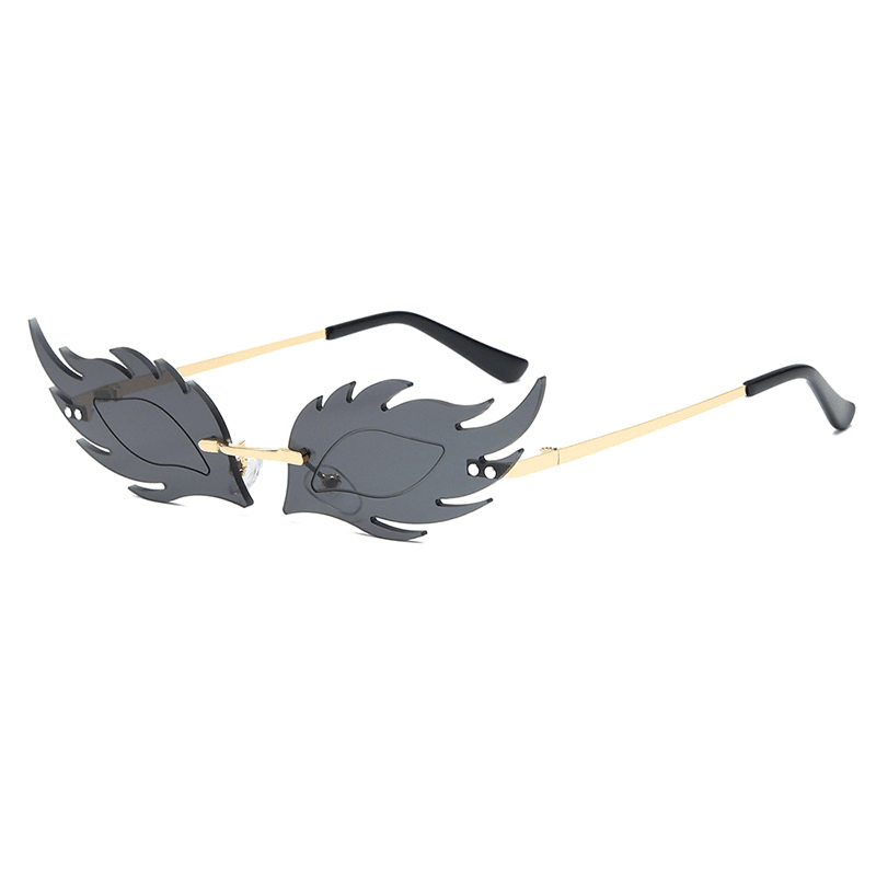 rimless fox head party sunglasses - MRSLM